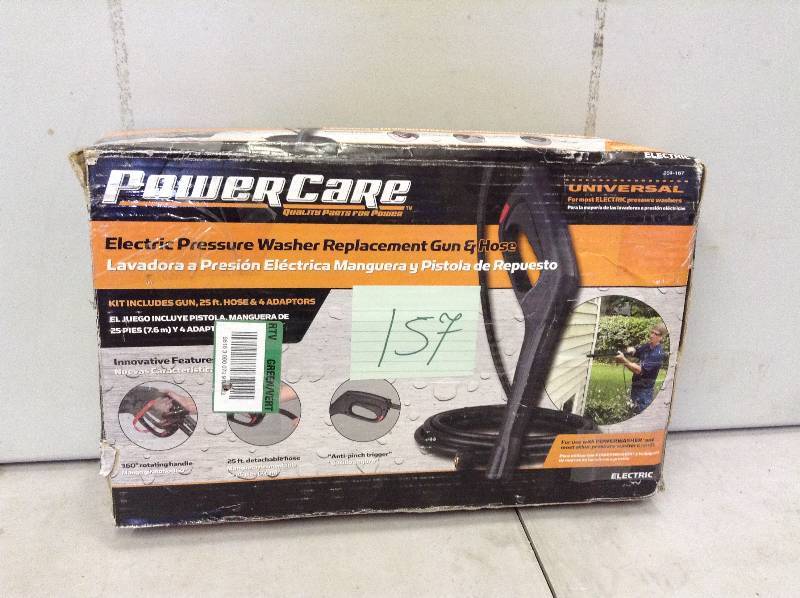 lot 157 image: Power Care GunHose Pressure Washer Accessory Kit