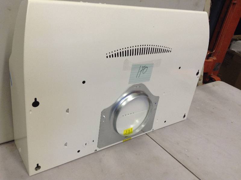 lot 170 image: NuTone Allure I Series 30 in. Convertible Range Hood in Biscuit Model # WS130BC open box