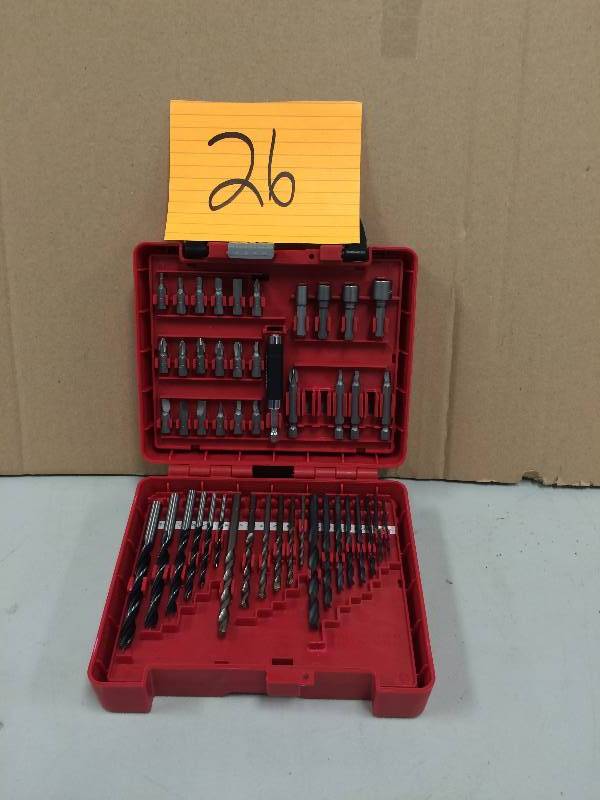 lot 26 image: Craftsman Drill Bit accesory kit- missing a few pieces
