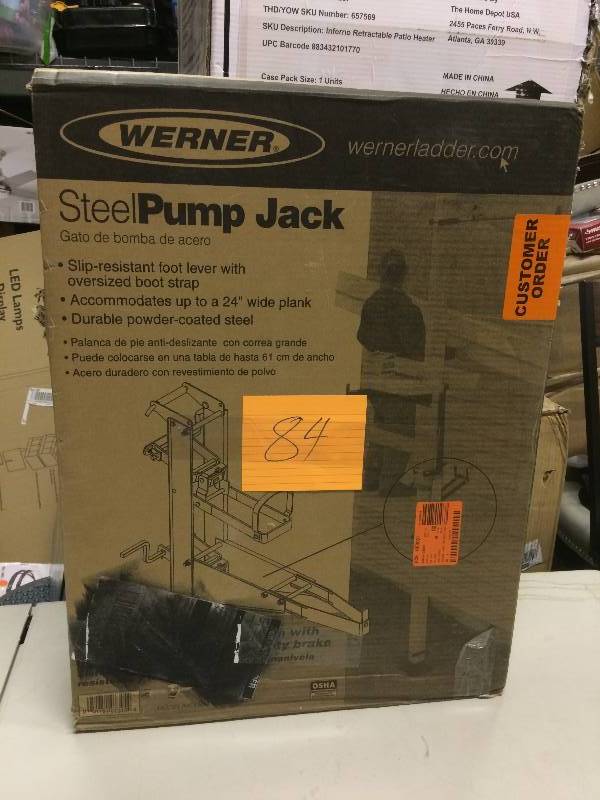 lot 84 image: Werner Steel Pump Jack