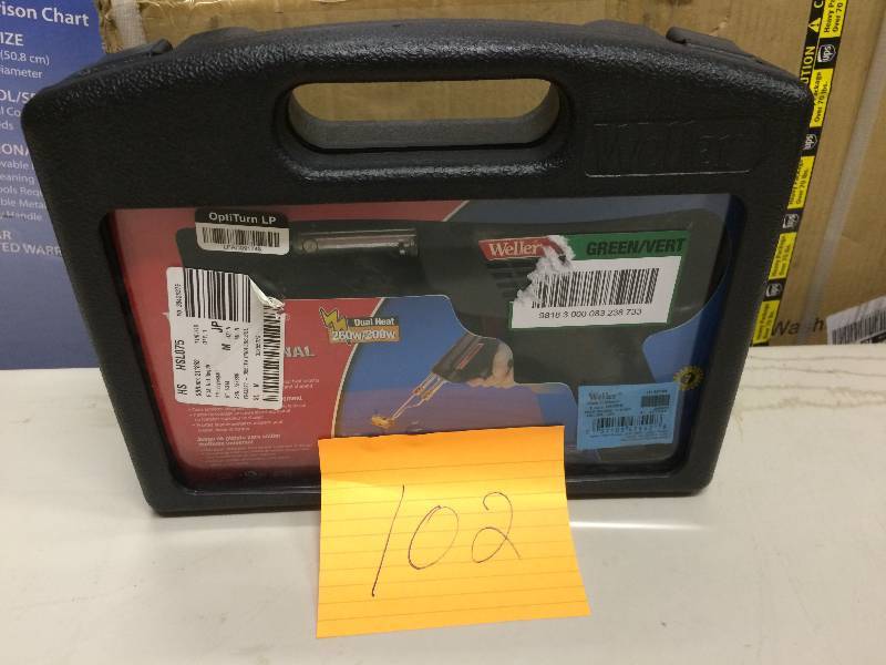 lot 102 image: Weller Professional Soldering Kit, 120V, 260200 Watts