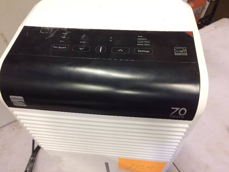 lot 138 image: Kenmore KM70 Kenmore 70 Pint Dehumidifier