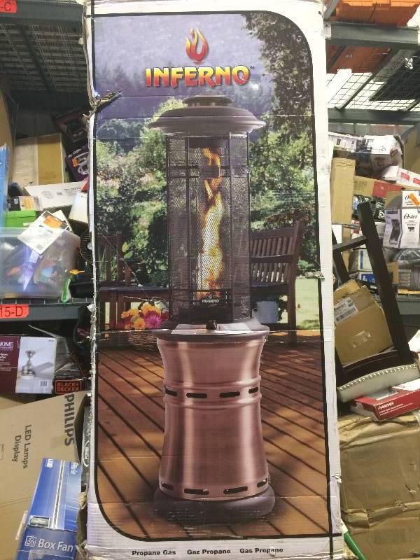 lot 141 image: Inferno 36,000 BTU Retractable Propane Gas Patio Heater