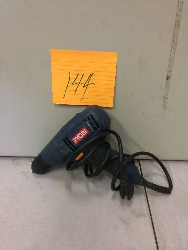 lot 144 image: Ryobi D42 38 Corded Drill, Tested, Works Great
