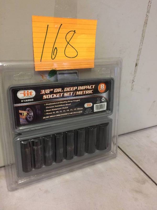 lot 168 image: iiT 38 in DR Deepimact Socket SetMetric New