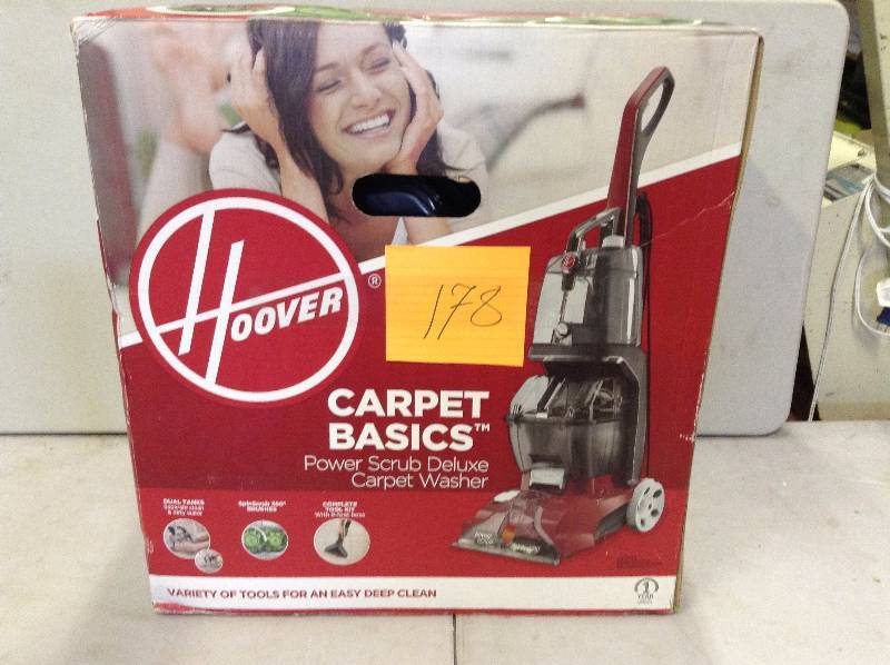 lot 178 image: Hoover Carpet Basics Power Scrub Deluxe Carpet Washer