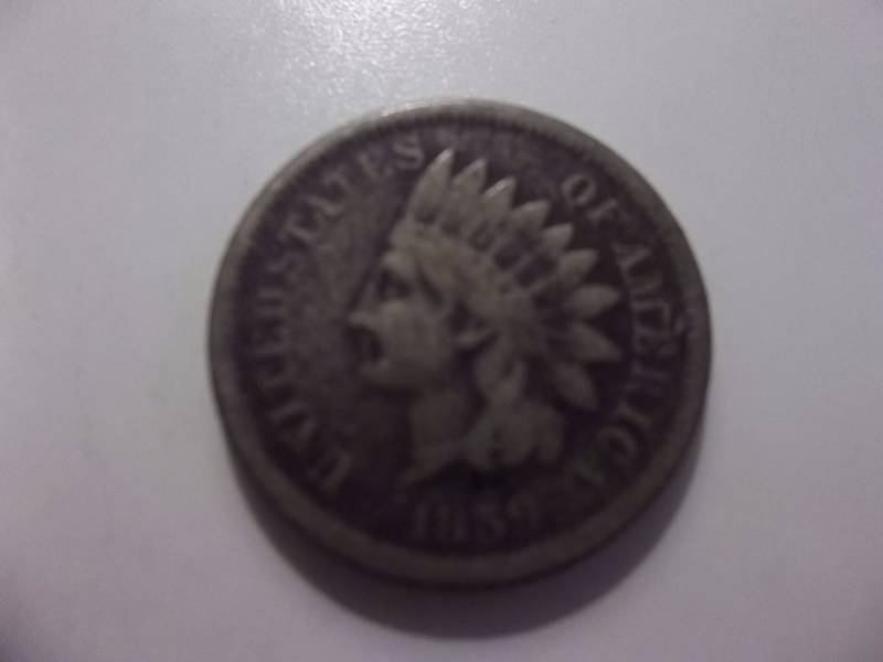 1859 Indian Head Cent Bronze