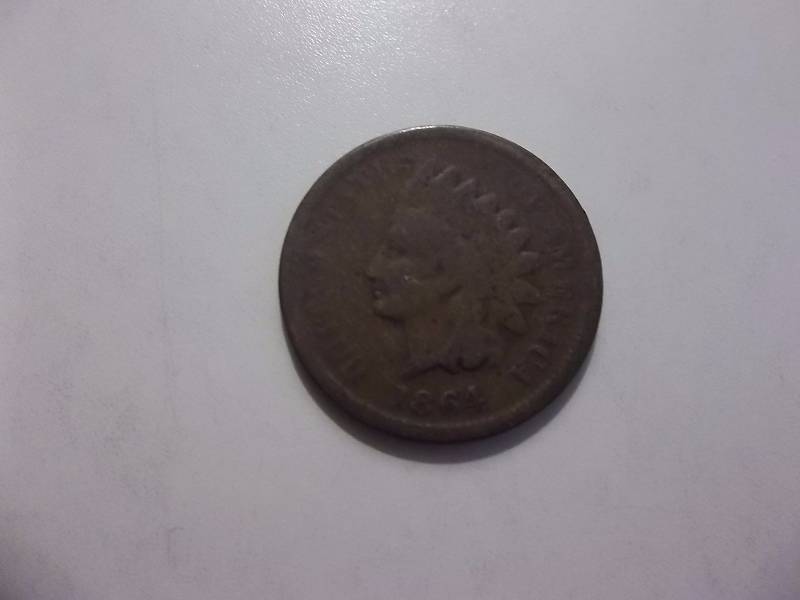 1864 Indian Head Copper Cent