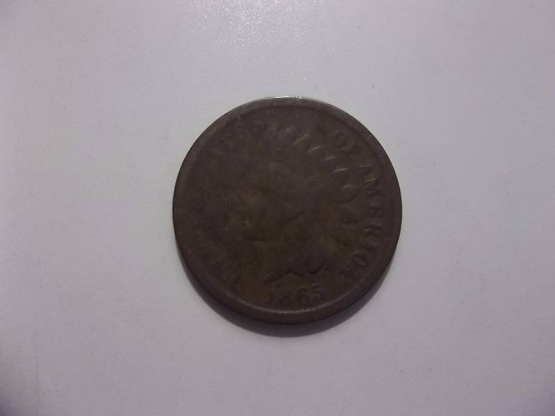 1865 Indian Head  Cent