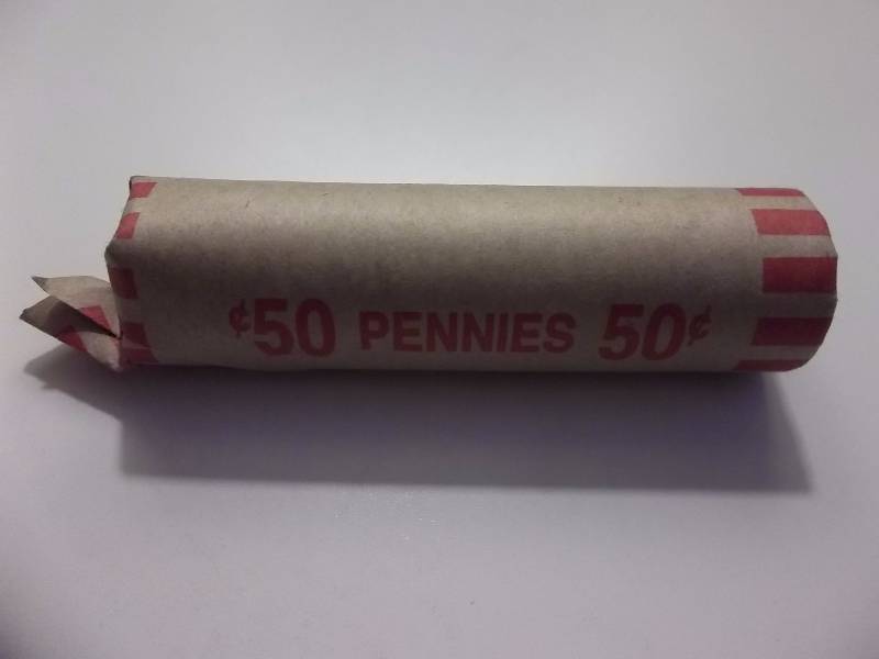 Roll Of 50 Assorted Indian Head Cents