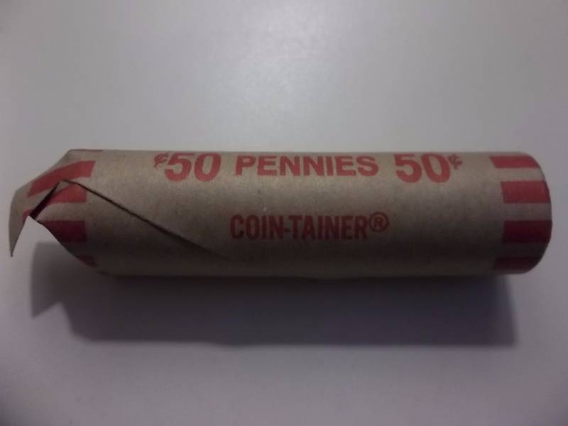Roll Of 50 Assorted Indian Head Cents