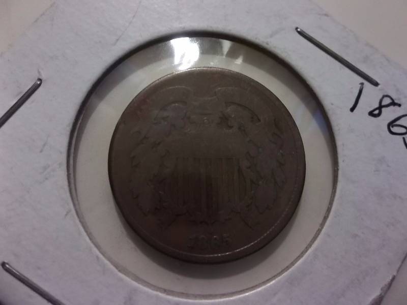 1865 2 Cent Piece