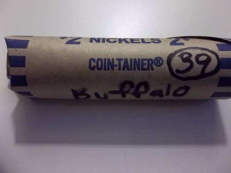 Full Roll Of Buffalo Nickels All With Strong Readable Dates Assorted Years