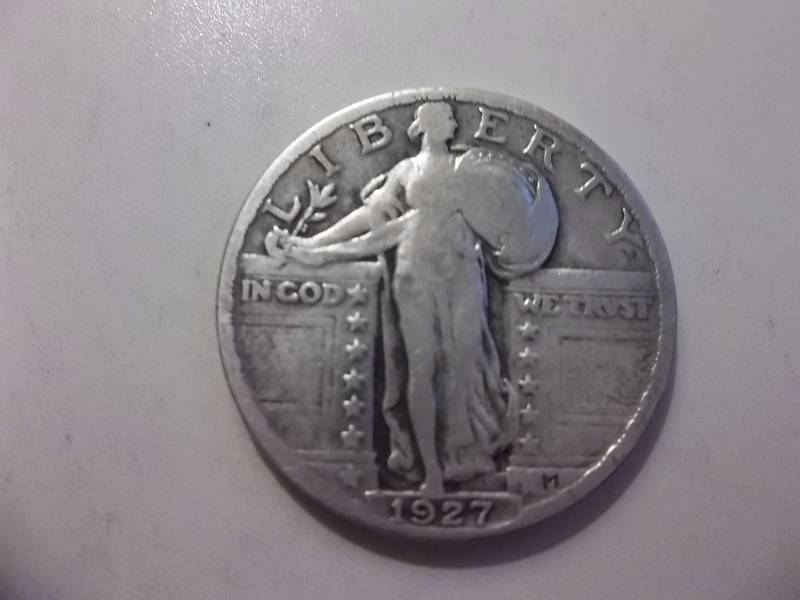1927 Standing Liberty Quarter Very Strong Date