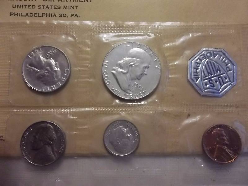 1961 US Proof Set In Original Packaging & Mailing Envelope