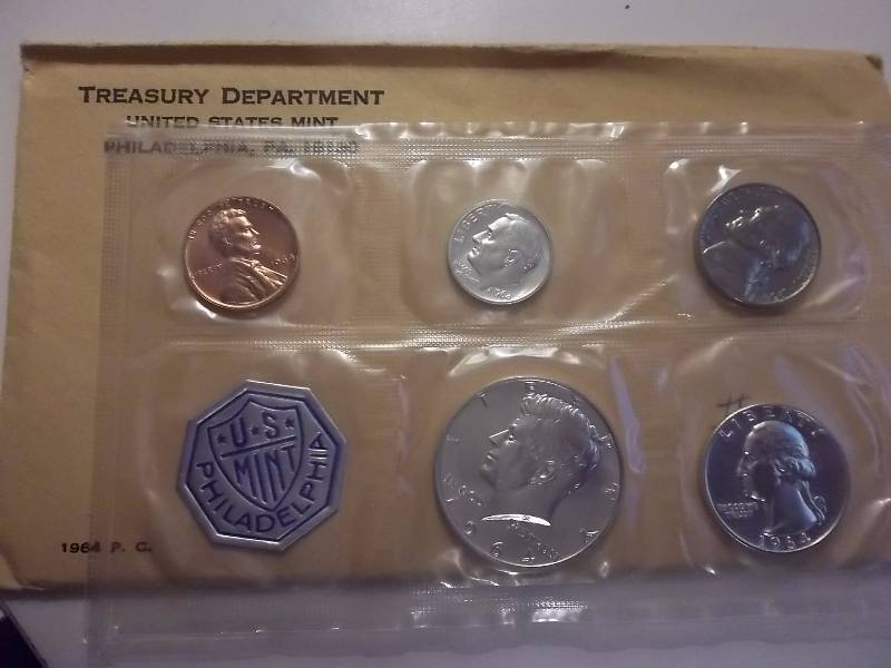 1964 US Proof Set In Original Packaging & Mailing Envelope