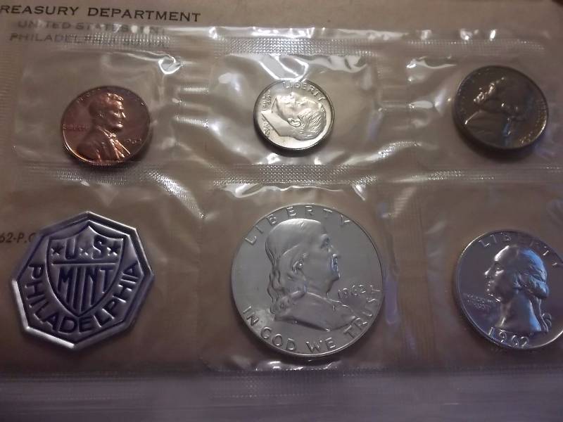 1962 US Proof Set In Original Packaging & Mailing Envelope
