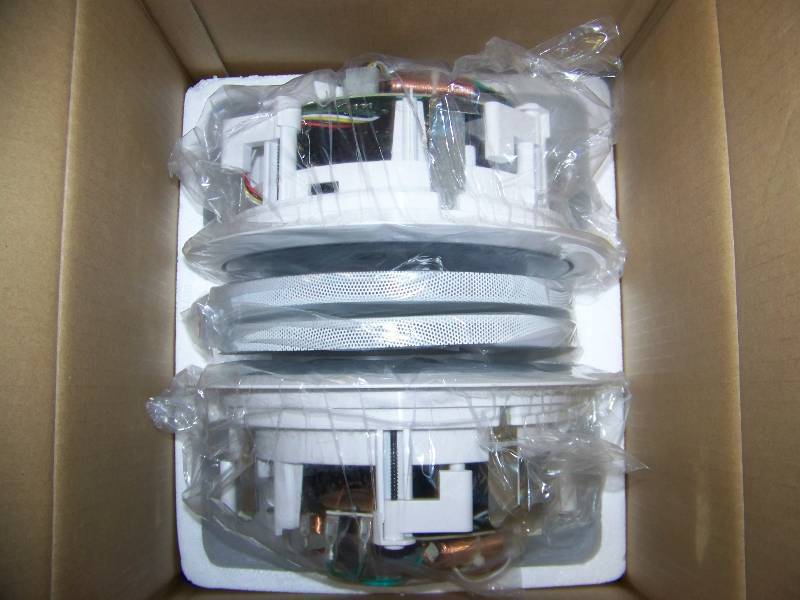 lot 54 image: (4) Crestron, Excite, IC6, In-Ceiling Loudspeakers  Speakers - BRAND NEW