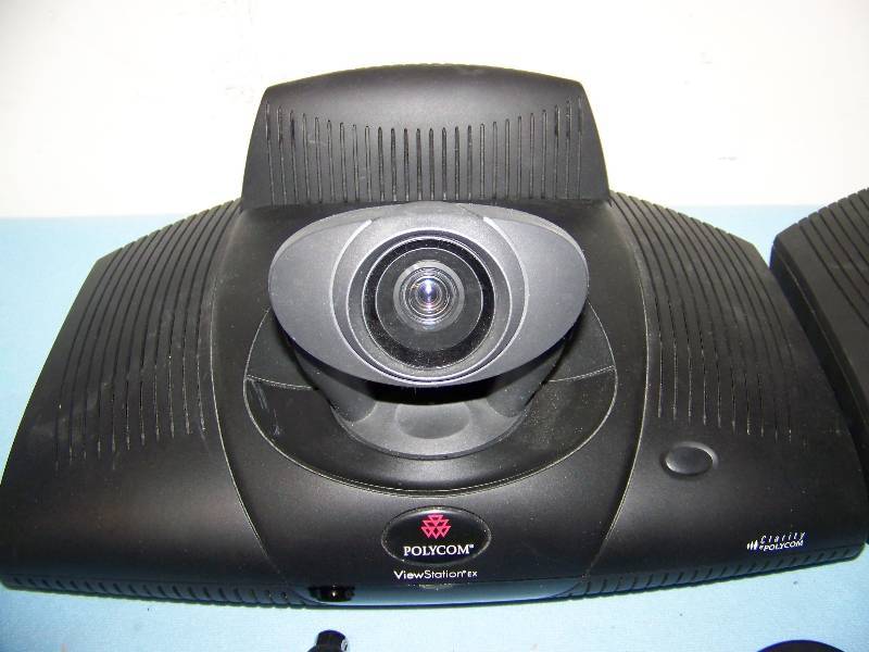 lot 64 image: (2) Polycom, ViewStation, Teleconferencing  Video Conferencing Cameras  Control Units