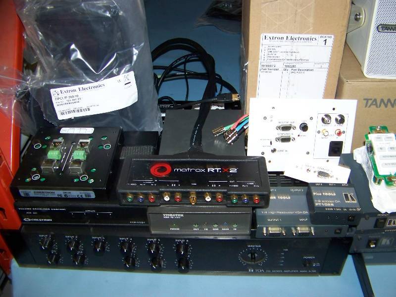 lot 34 image: (8 Wide Shelf) Miscellaneous Audio  Video (AV) Items and more