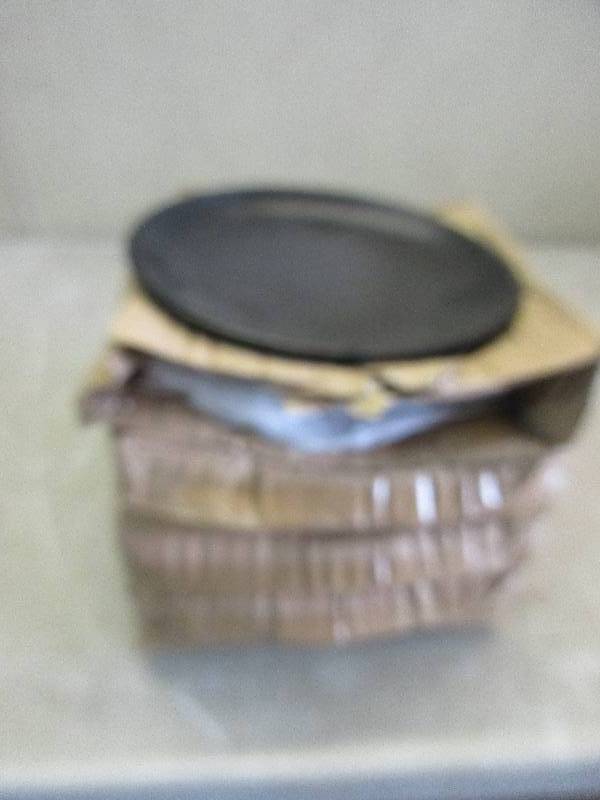 lot 68 image: 12 - 10 inch candle plates