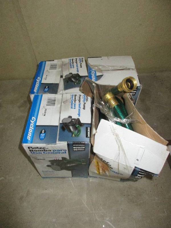 lot 117 image: 4 flotec fpof360ac utility pumps