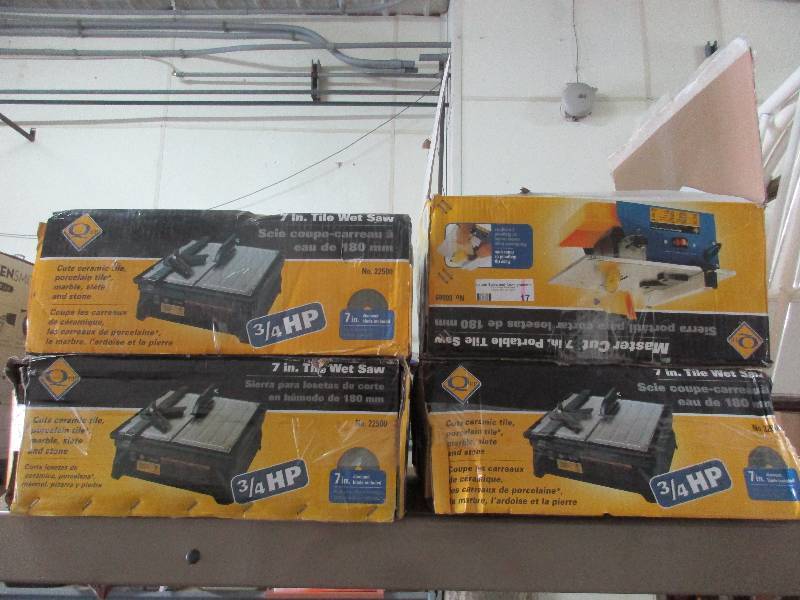 lot 17 image: 4-Qep 7 inch tile wet saws