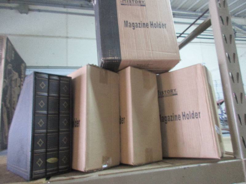lot 42 image: 4 decorative magazine holders