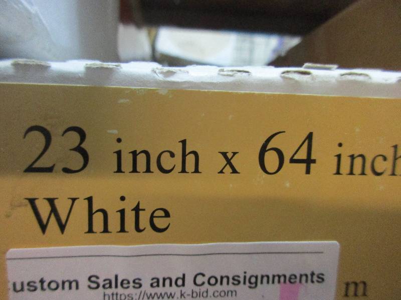 lot 33 image: 3 blinds white 2 inch     23x64   23x27   35x64