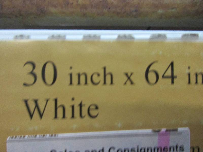 lot 35 image: 3 blinds white 2 inch  30x64     27x64      36x48