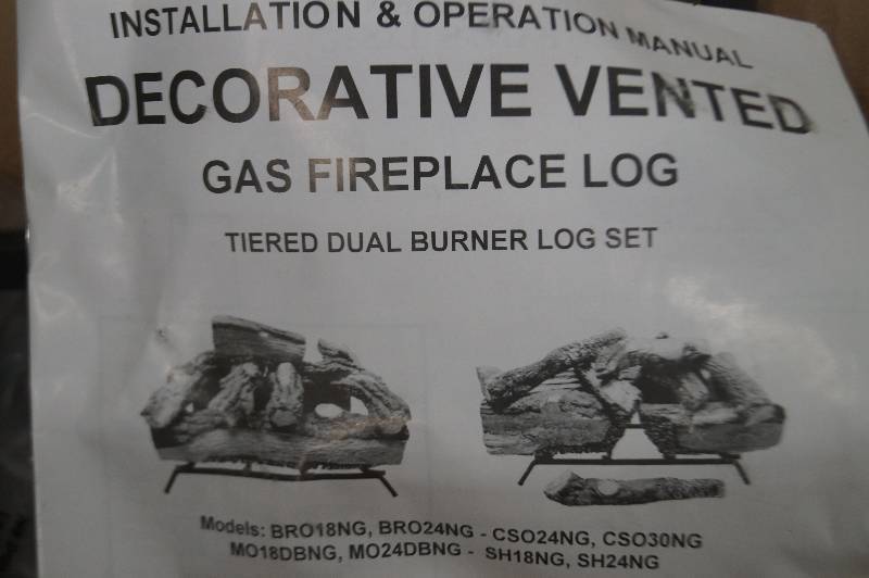 Gas Fireplace Log