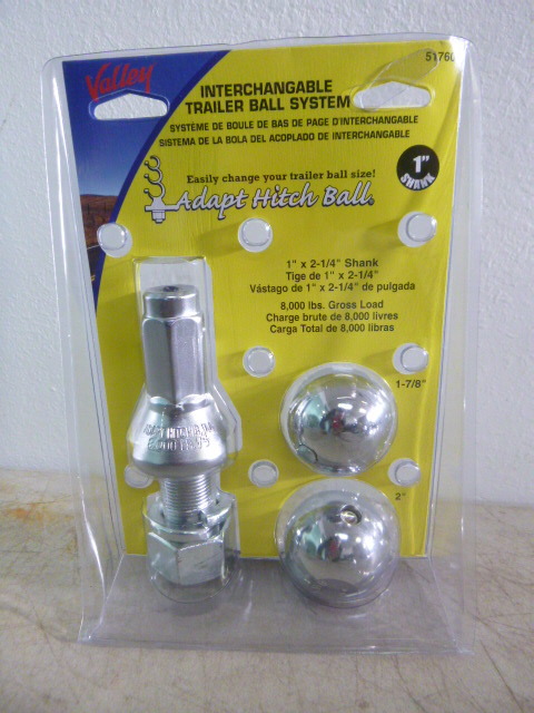 lot 23 image: Valley Interchangeable Trailer Ball System