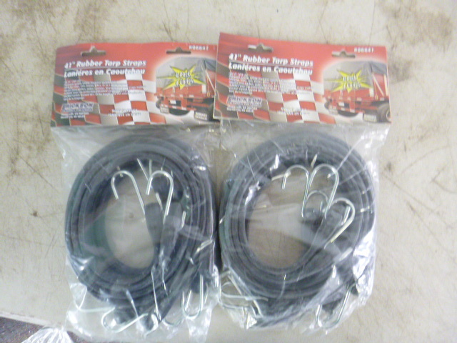 lot 48 image: 2 Packs of Erickson Industrial EPDM Rubber Tarp Straps