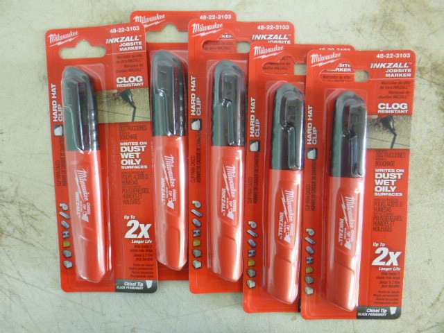 lot 129 image: Milwaukee Inkzall Jobsite Markers