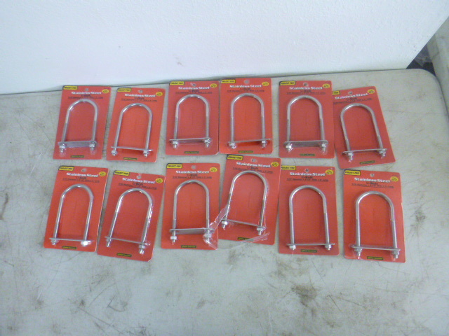lot 189 image: 12 Project Pro Stainless Steel U-Bolts