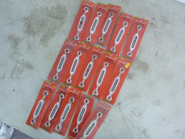 lot 190 image: 15 Project Pro Stainless Steel Eye & Eye Turnbuckles