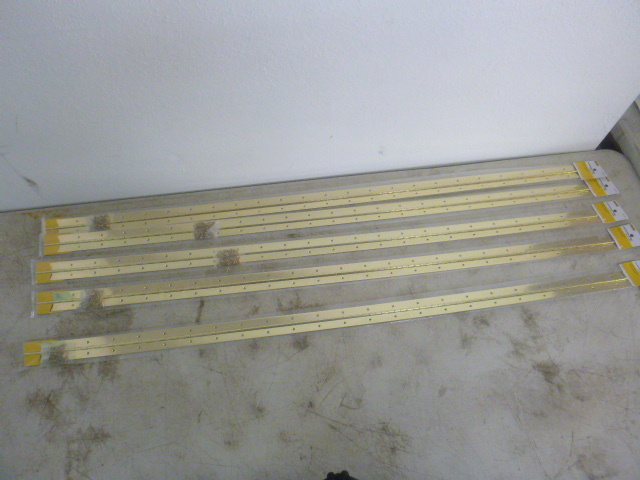 lot 191 image: 5 Metal Shop Continuous Hinges