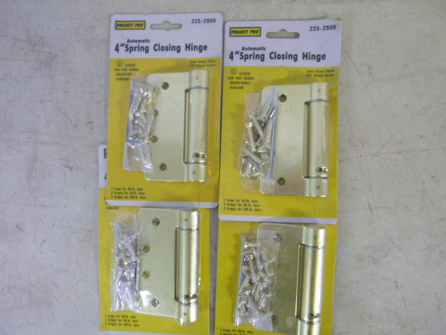 lot 206 image: 4 Project Pro Automatic Spring Closing Hinges
