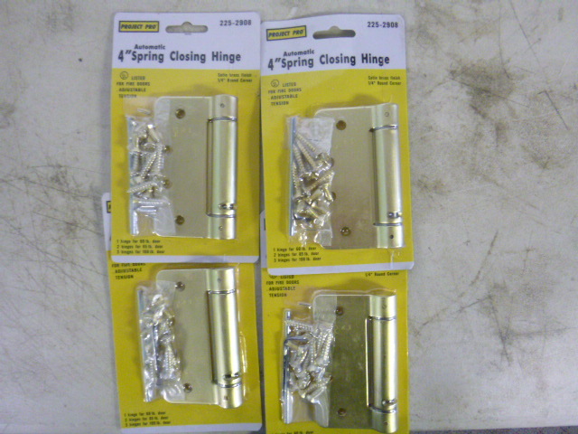 lot 207 image: 4 Project Pro Automatic Spring Closing Hinges