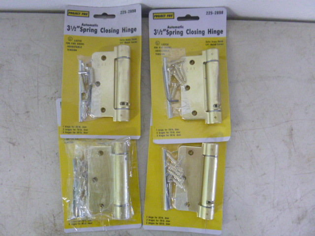 lot 208 image: 4 Project Pro Automatic Spring Closing Hinges