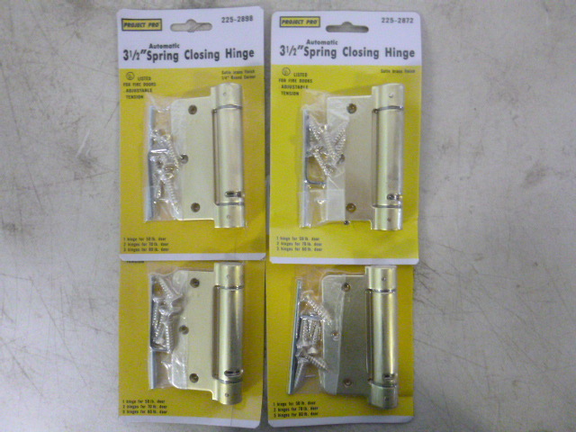 lot 209 image: 4 Project Pro Automatic Spring Closing Hinges