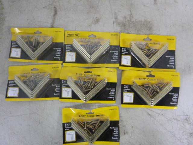 lot 219 image: 7 Packs of Project Pro Corner Irons
