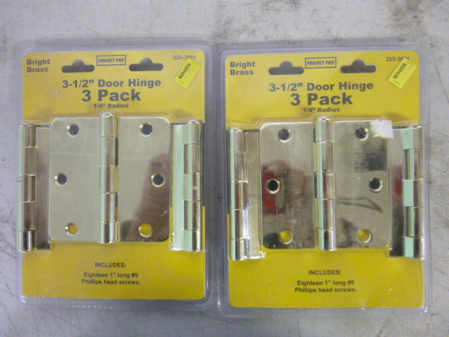lot 220 image: 2 Packs of Project Pro Door Hinges