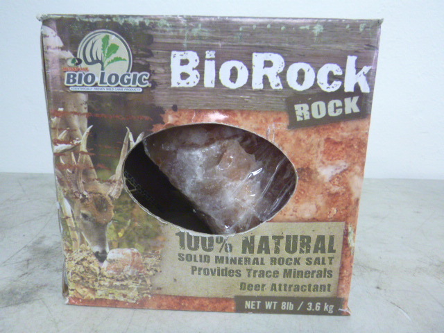 lot 259 image: Bio-Logic Bio-Rock 100% Natural Solid Mineral Rock Salt