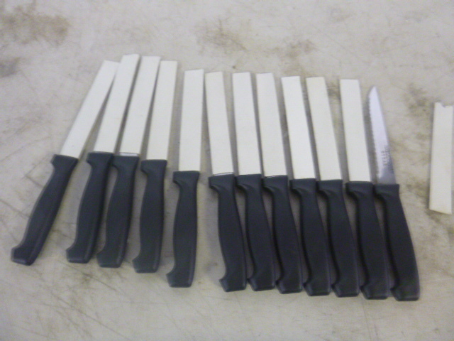 lot 288 image: 12 Sharp Forever Steak Knives