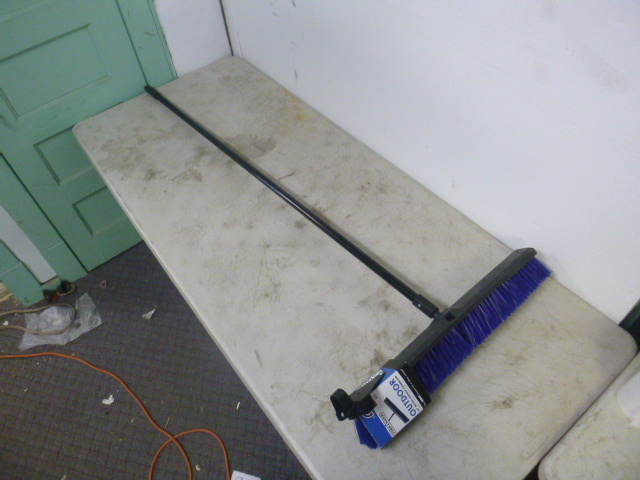 lot 305 image: Harper Outdoor Rough Surface Push Broom