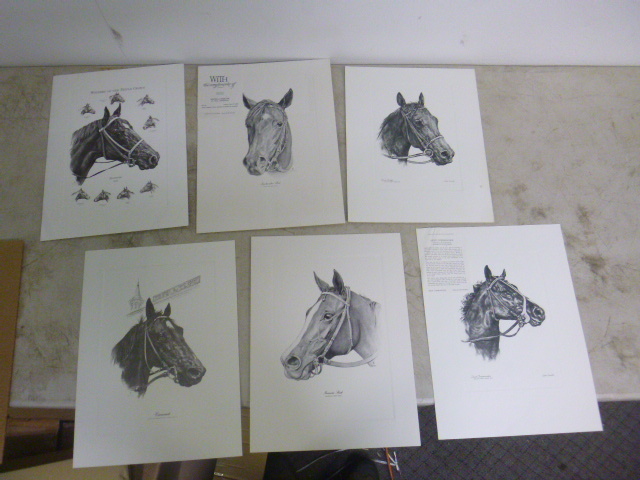 lot 426 image: 6 Horse Head Prints