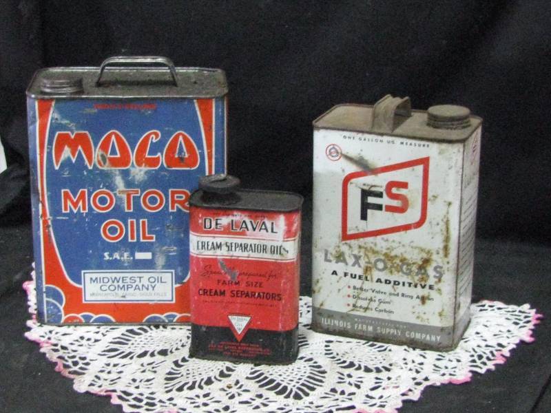 lot 57 image: Oil Cans