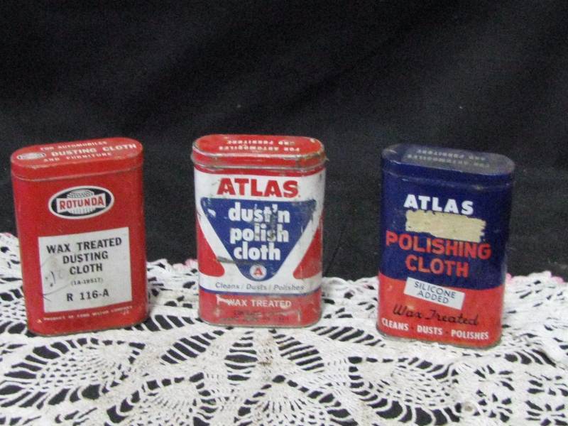 lot 59 image: Polishing Cloth Cans