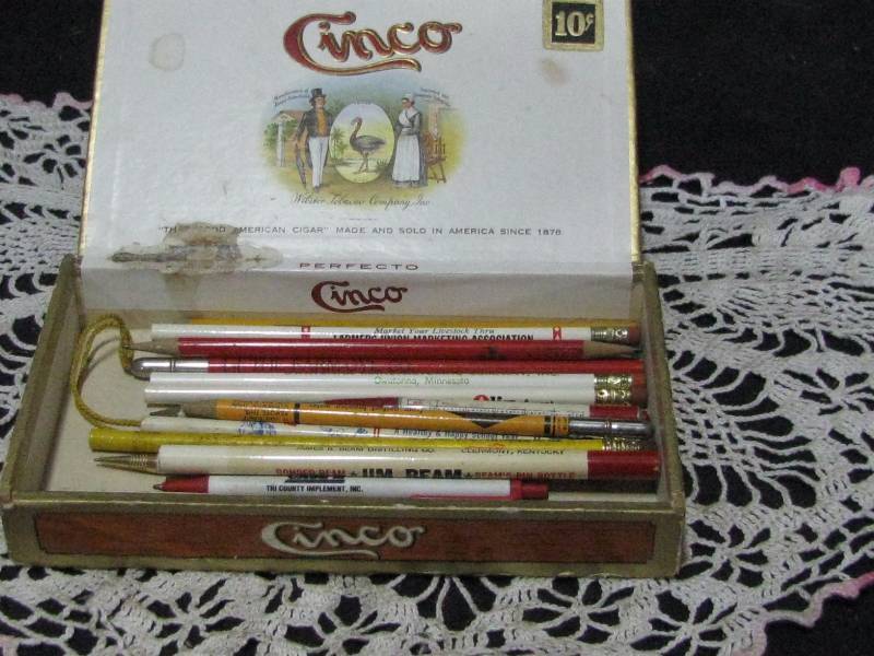 lot 93 image: Wood Advertising Pencils